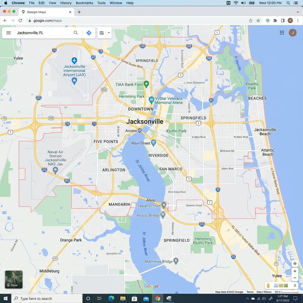 Service Area Map